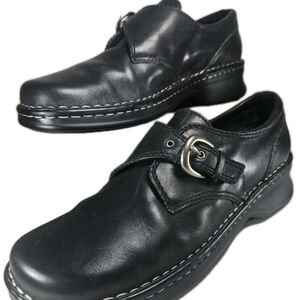 Women Josef Seibel 'Theresa' Blk Leather🔥 Monk Strap Sz 9W Shoe Y2k  Barbie[6B